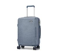 KONO Handgepäck Koffer Hartschalen Leicht ABS+PC Koffer Klein Reisekoffer mit TSA Schloss und 4 Rollen 55×38×20, 33L, Denim-blau
