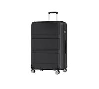 KONO Koffer Extra Großer 32 Zoll Leicht ABS+PC Hartschalenkoffer XXL mit TSA-Schloss Reisekoffer mit 4 Rollen Rollkoffer 85×56×34cm, Schwarz