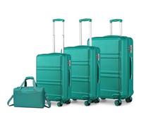 KONO Koffer Set 4-teilig Hartschale TSA Schloss Handgepäck Trolleys