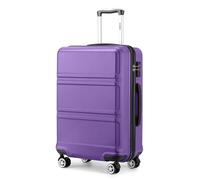 Kono Reisekoffer Groß Leicht Hartschalenkoffer Trolley Koffer mit 4 Rollen und TSA Schloss, 74x48x30cm, 94Liter, Zwillingsrollen Rollkoffer, ABS Hartschale (Violett, XL)