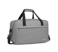Kono Reisetasche Weekender Tasche 55x35x25 Handgepäck Unisex Gym Henkeltasche 48L (Grau)
