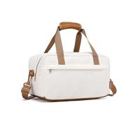 Kono Reisetasche Weekender Tasche Ryanair Handgepäck Unisex Gym Henkeltasche (Beige/Braun, S(35x20x20cm))