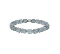 Konplott: Armband Cubes gecrashed, modernes flexibles Kristallwürfelarmband in gecrashed, für Damen/Frauen (dunkelgrau)