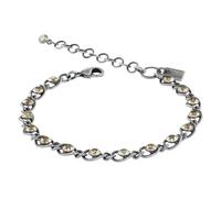 Konplott: Armband Magic Fireball classic, klassisches Gliederarmband mit Kristallsteinen, für Damen/Frauen (beige)