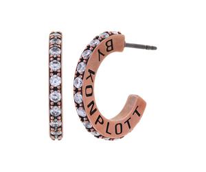 konplott - Creolen - Daily Glam braun