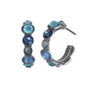 konplott - Creolen - Water Cascade blau