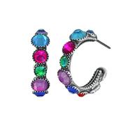 konplott - Creolen - Water Cascade blau/grün/lila