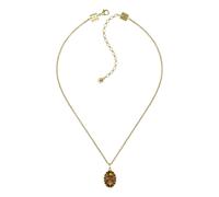 Konplott - KONPLOTT Halskette mit Anhänger Chinoiserie braun antik Messing glänzend