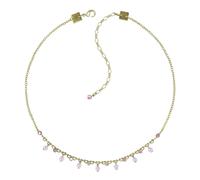konplott - Halskette - Pearl Shadow pink/gold
