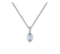 Konplott: Kette/Anhänger Crystal Snake simple, einfacher geschliffener Kristallstein inklusive Kette, für Damen/Frauen (weiß)