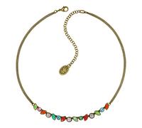 konplott - Kette - Margarita grün/rot/gold