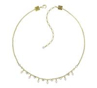 konplott - Kette - Pearl Shadow weiß/gold