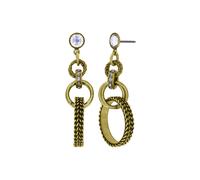 Konplott - KONPLOT Ohrringe Steckverschluss Rings & Rhythm Messing antik Messing