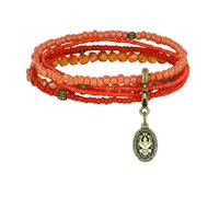 Konplott - KONPLOTT Armband Petit Glamour d´Afrique antik Messing orange