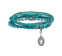 Konplott - KONPLOTT Armband Petit Glamour d´Afrique antik Silber grün blau