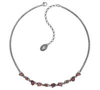 Konplott - KONPLOTT Halskette Collier Little Colour Dance antik Silber Pink