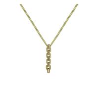 Konplott - KONPLOTT Halskette Industrial Snake antik Messing beige shiny