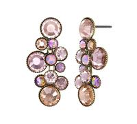 Konplott - Konplott Ohrstecker Water Cascade antik Messing Beige Pink