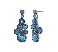 Konplott - Konplott Ohrstecker Water Cascade antik Silber Blau