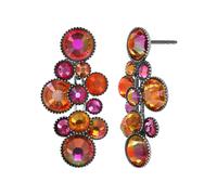 Konplott - Konplott Ohrstecker Water Cascade antik Silber Koralle Orange