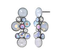 Konplott - Konplott Ohrstecker Water Cascade antik Silber Weiß