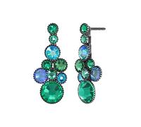 Konplott - Konplott Ohrstecker Water Cascade grün antik Silber