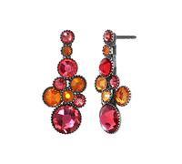 Konplott - Konplott Ohrstecker Water Cascade koralle orange antik Silber