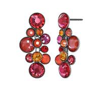 Konplott - Konplott Ohrstecker Water Cascade koralle orange antik Silber