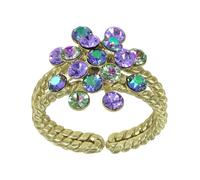 Konplott - KONPLOTT Ring Magic Fireball Mini lila antik Messing