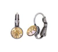 konplott - Ohrringe - Black Jack beige