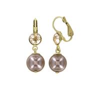 konplott - Ohrringe Brisur - Pearl Shadow pink/gold