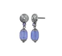 konplott - Ohrringe - Crystal Snake blau/lila