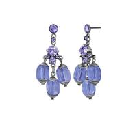 konplott - Ohrringe - Crystal Snake violet