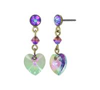 konplott - Ohrringe - Hearts For Us lila