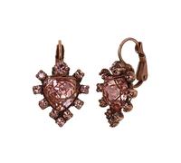 konplott - Ohrringe - Hearts for Us pink