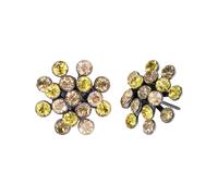 konplott - Ohrringe - Magic Fireball Mini gelb/braun