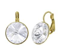 konplott - Ohrringe mit Brisur - Rivoli gold