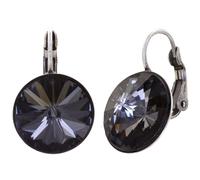 konplott - Ohrringe mit Brisur - Rivoli grau