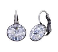 konplott - Ohrringe mit Brisur - Rivoli silver