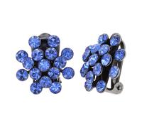 konplott - Ohrringe mit Clip - Magic Fireball blau