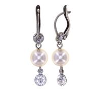 konplott - Ohrringe - Pearl Shadow beige/grau