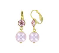 konplott - Ohrringe - Pearl Shadow pink/gold