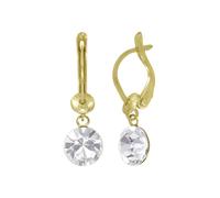 konplott - Ohrringe - Rivoli weiß/gold