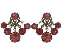 Konplott Ohrringe Waterfalls Koralle Messing