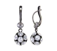 konplott - Ohrrringe baumelnd - Disco balls silver