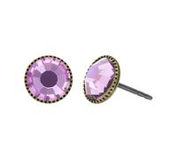 konplott - Ohrstecker - Black Jack lila