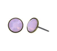 konplott - Ohrstecker - Black Jack violet