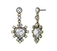 konplott - Ohrstecker - Hearts For Us weiß/gold