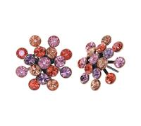 konplott - Ohrstecker - Magic Fireball lila/rot