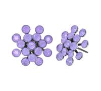 konplott - Ohrstecker - Magic Fireball lila/silver